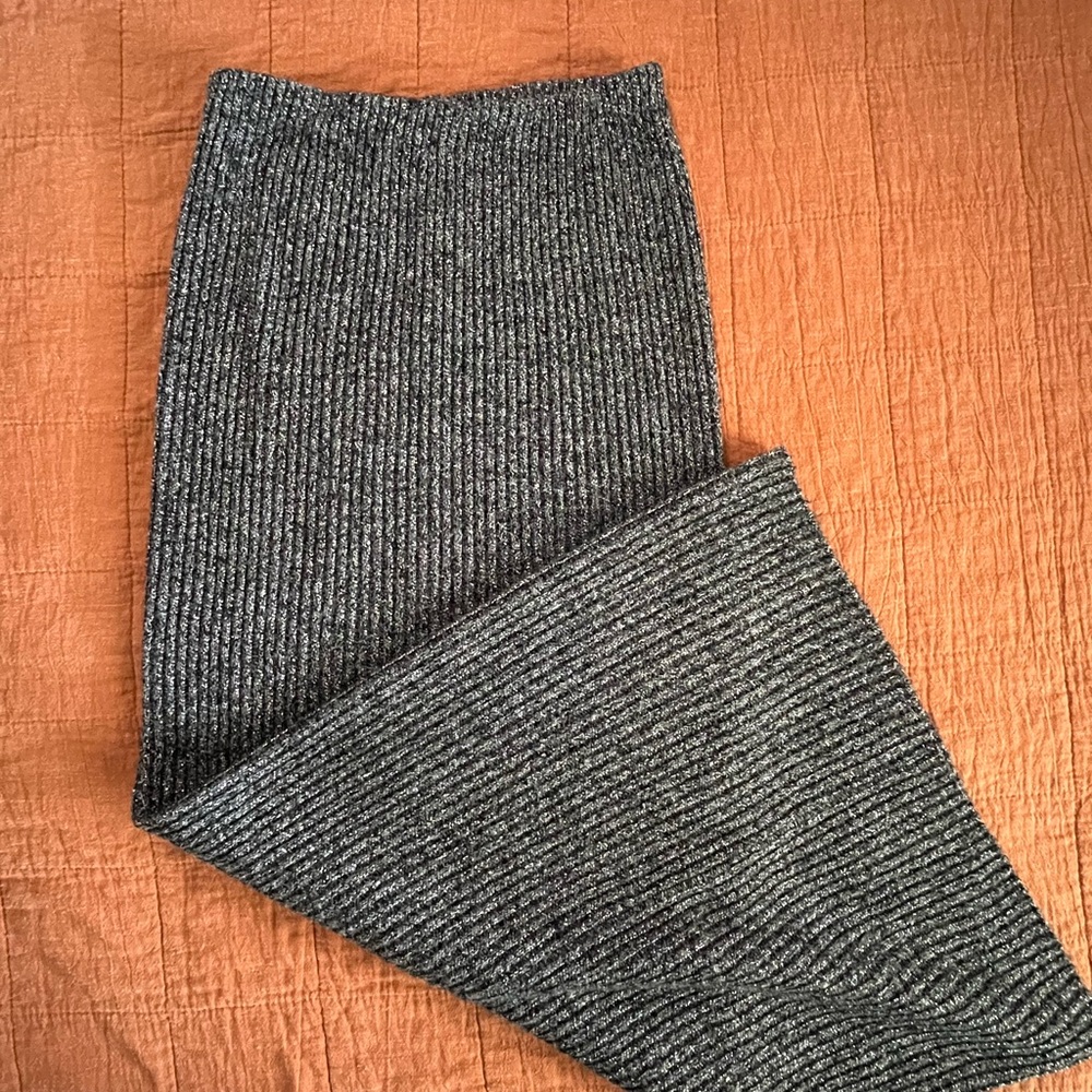 Vintage Dianne Von Furstenberg Lurex long skirt S-M